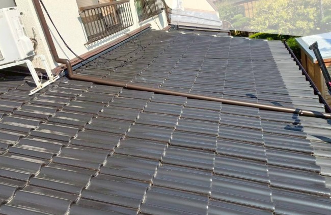 部分葺き直し　完了